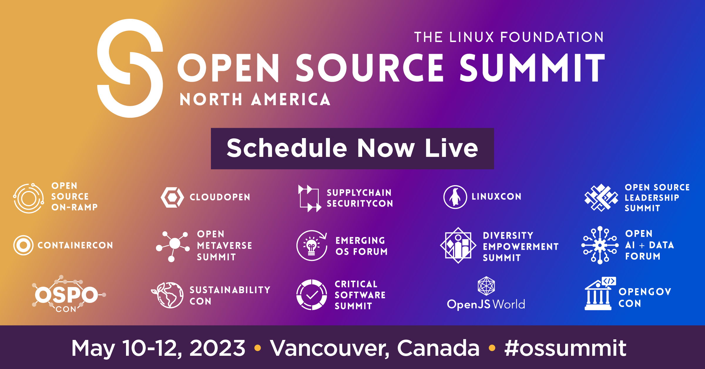 Open Source Summit North America - Schedule Now Live